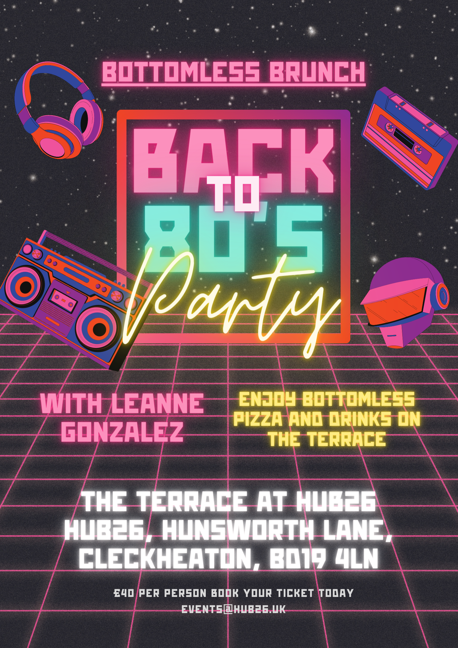 Back to 80s Party Instagram Post (Poster (Portrait))